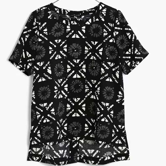 MADEWELL Industry Button Back Batik Top - Picture 4 of 10
